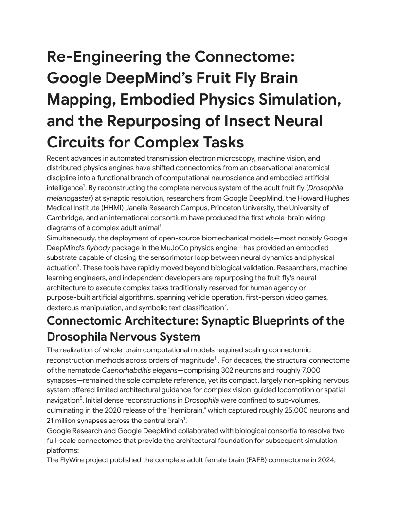 First page of Re-Engineering the Connectome